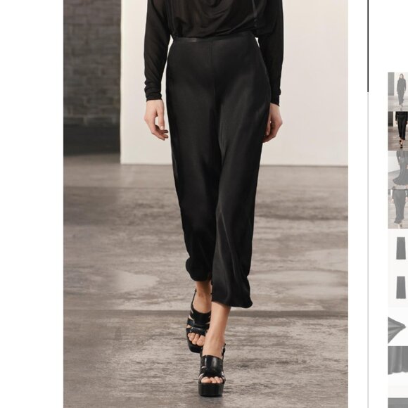 Zara Black Midi Skirt - Picture 2 of 8